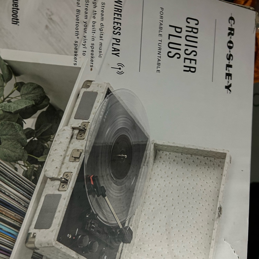 Crosley Cruiser Plus Marble Portable Turntable